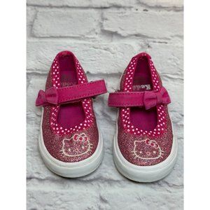 Keds Hello Kitty Toddler Glitter Pink Charmmy Mary Janes Size 5M KT41860